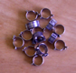 Stainless Steel Single Ear Clamps 10.5mm
